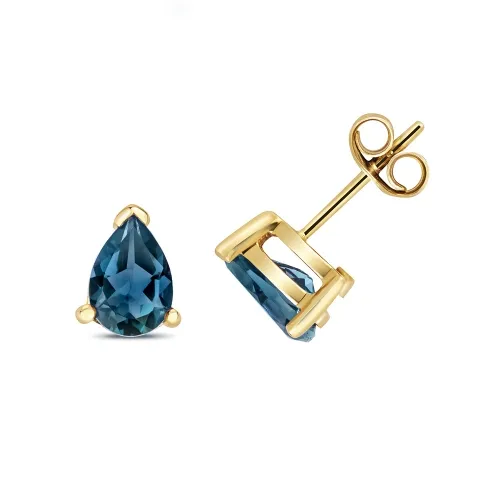 London Blue Topaz Studs